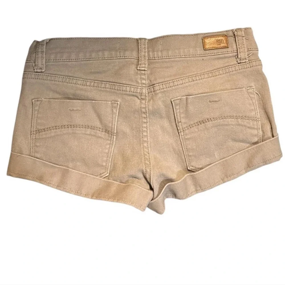 RSQ Women's Tan Jean Shorts - Picture 2 of 2